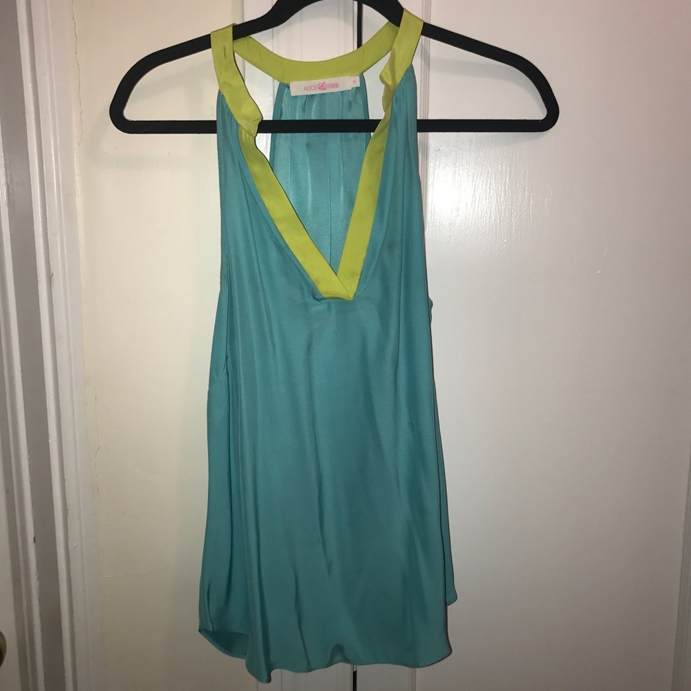 Alice and Trixie Silk tank top